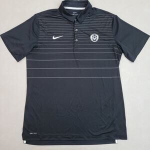 Nike Dri Fit Team Polo Mens Large Colorado State University Rams Football NCAA